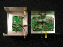 200MHz Direct Digital Synthesizer w/temporary PIC16F876 based controller for RS232 control.